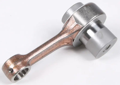 Rust-colored connecting rod with silver bearing cap from 03.4409 Connecting Rod Kit Kaw