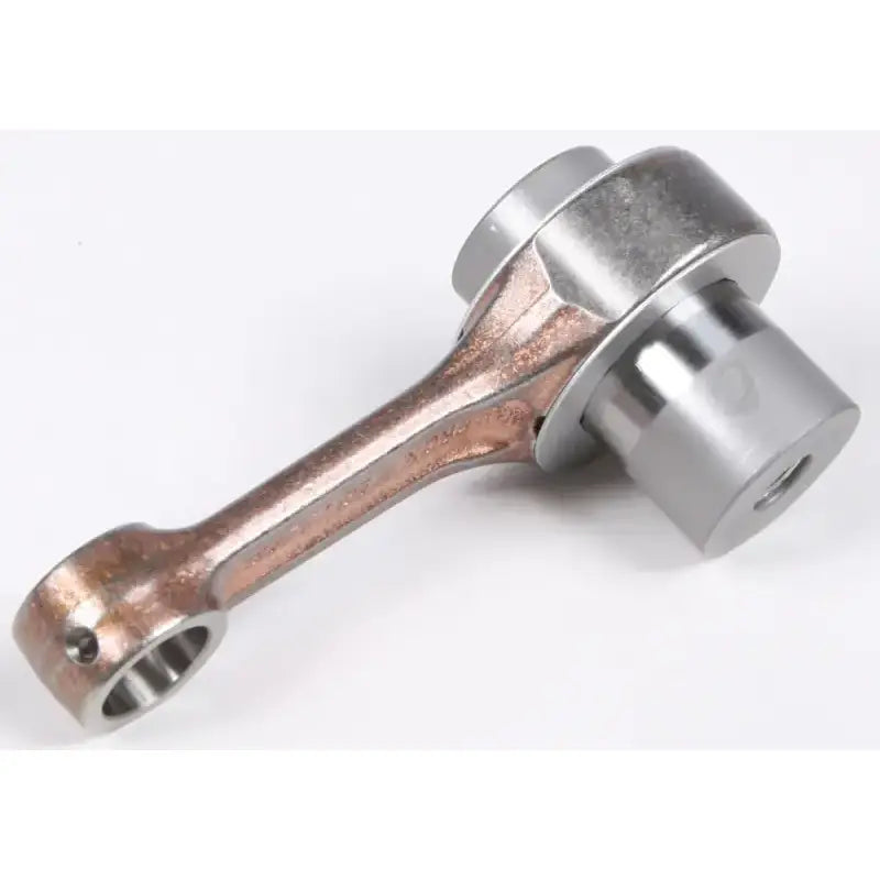 Rust-colored connecting rod with silver bearing cap from 03.4409 Connecting Rod Kit Kaw