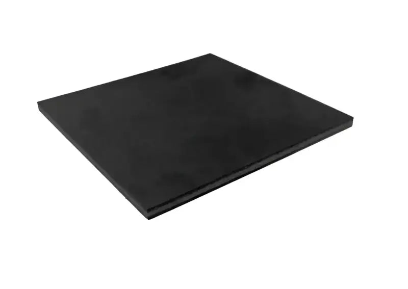 Black square rubber mat from Legend Fleet Utility Floor series for fleet utility use