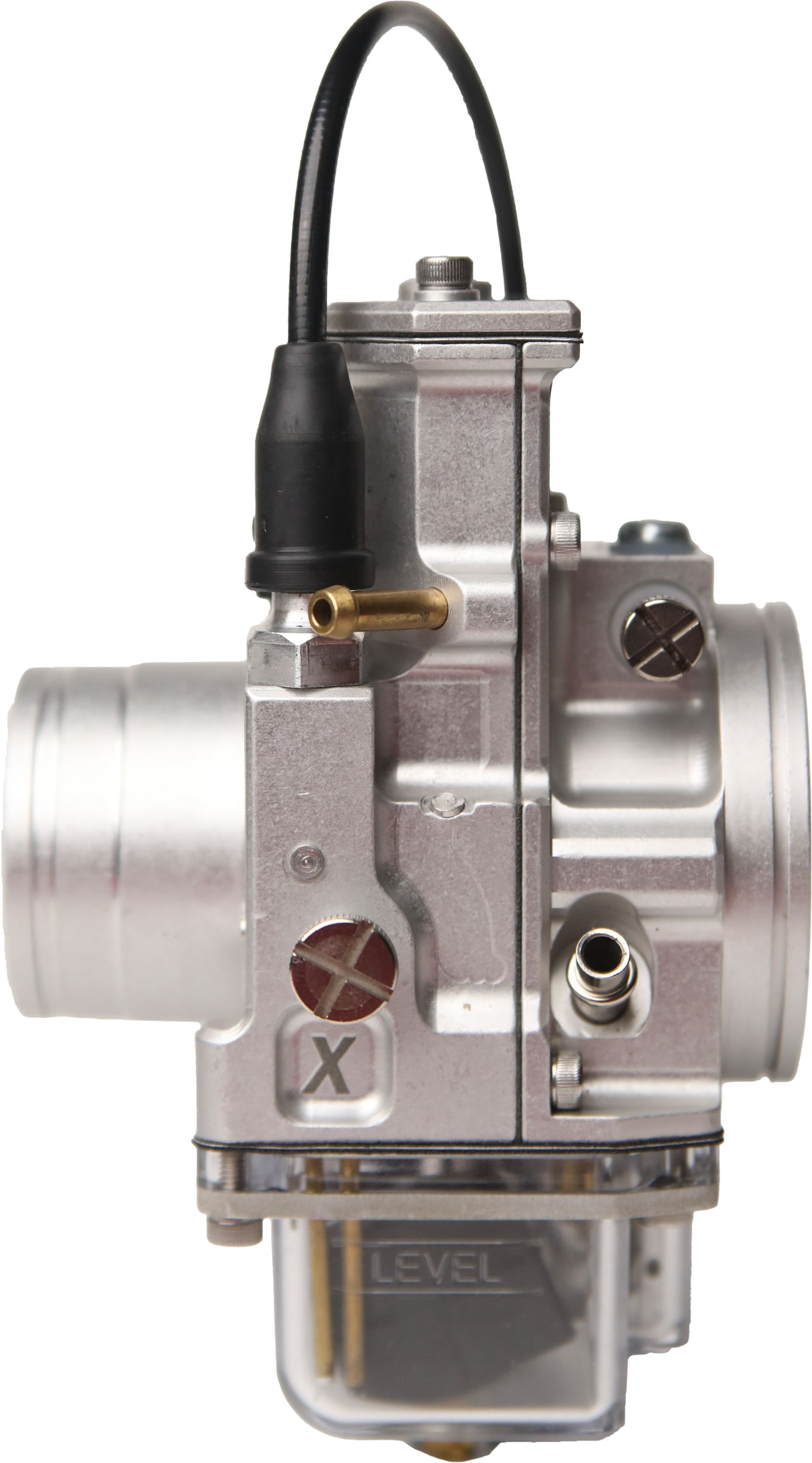 Lectrons LLC Carburetor Kit for Intake/Carbon/Fuel System 1481-HDX-+-C34-S - Carbon Billetron Hdx 96-124CI 34 Cable