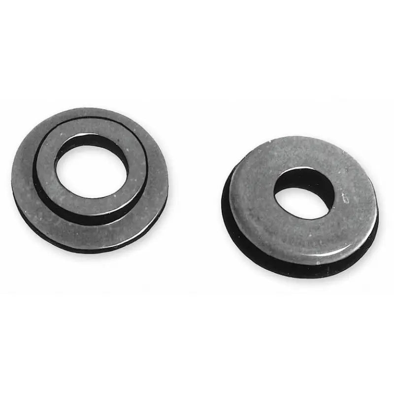Two metal washers for Velvac Rubber Gladhand Seal on the Velvac Rubber gladhand system