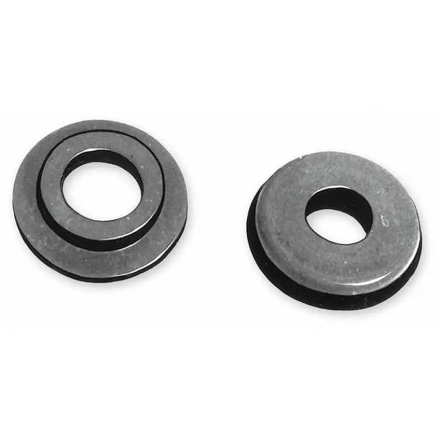 Two metal washers for Velvac Rubber Gladhand Seal on the Velvac Rubber gladhand system