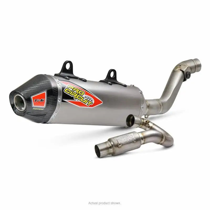 0351445F Pro Circuit Ti-6 Exhaust System W/Carbon End Cap - RV and Auto Parts