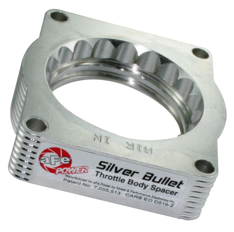 aFe 46-35002 aFe Silver Bullet Throttle Body Spacers TBS Jeep Wrangler (JK) 07-11 V6-3.8L