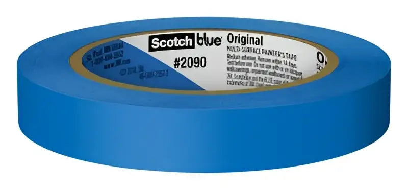 Blue Scotch tape roll, labeled "Scotch Blue Original #2090", exceptional for RV, automotive, powersports, off-road, marine, exterior, truck accessories, interior, truck bed, RV parts, AVADA - Best Sellers, Chemical & Lube | Power Sports