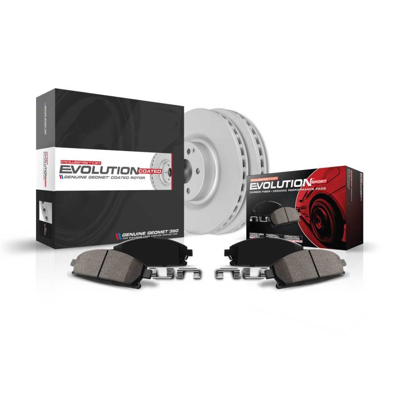 PowerStop K8413 Power Stop 2021 Ford Bronco Front Z23 Evolution Brake Kit - K8413