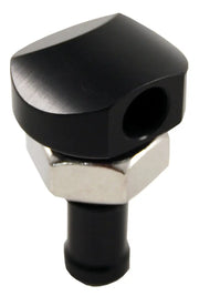 04-03-001 Billet Thru Hull Water Fitting Black 3/8’’ 90 Deg. - Thru-Hull Fittings