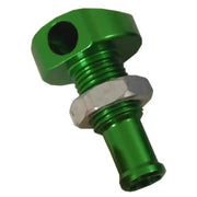 04-03-004 Billet Thru Hull Water Fitting Green 3/8’’ 90 Deg. - Thru-Hull Fittings