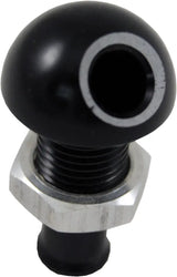 04-03-011 Billet Thru Hull Water Fitting Black 3/8’’ 45 Deg. - Thru-Hull Fittings