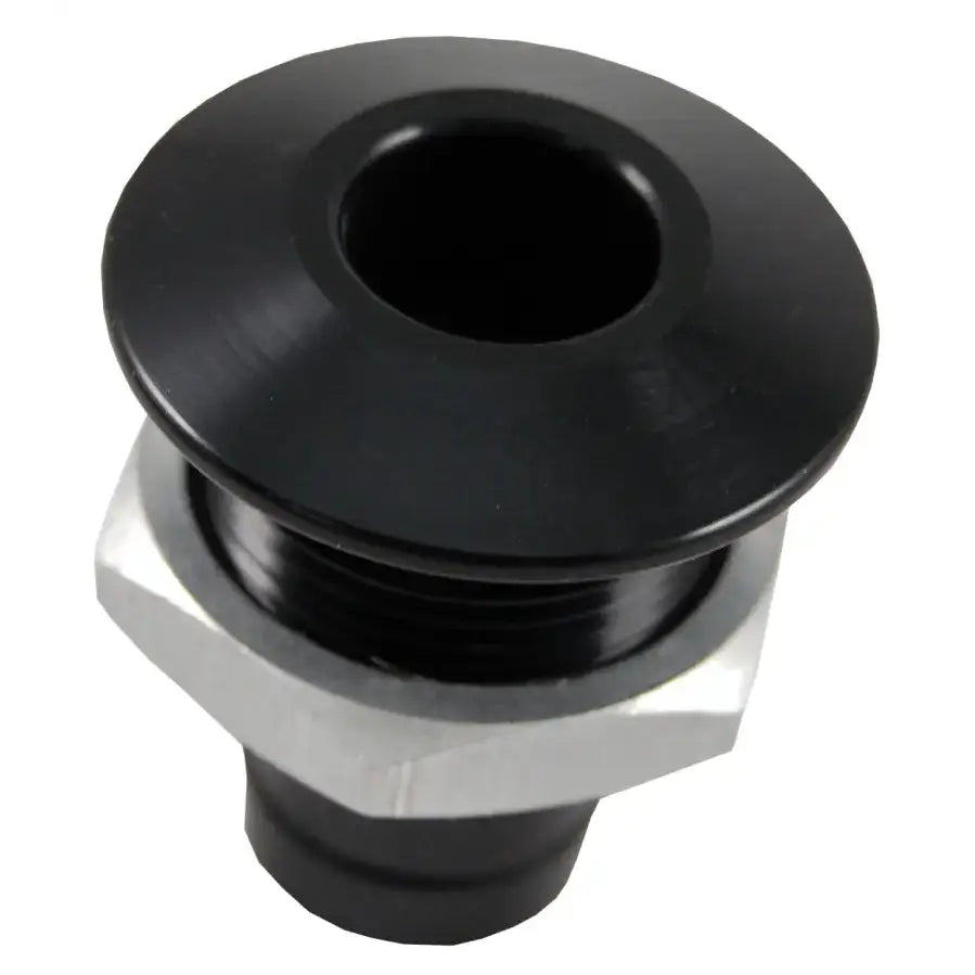 04-03-021 Billet Thru Hull Water Fitting Bilge Pump Outlet Black - Thru-Hull Fittings