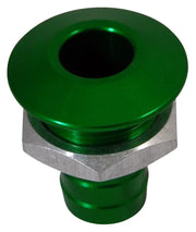 04-03-024 Billet Thru Hull Water Fitting Bilge Pump Outlet Green - Thru-Hull Fittings