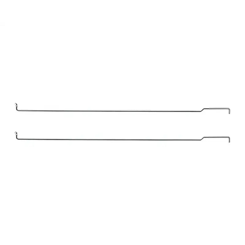 Two metal oven racks for C10 tailgate rods in the Holley 1976-1987 C10 tailgate repair