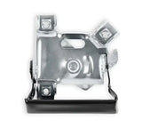 Shiny metal tailgate handle with black handle for Holley Tailgate or C10 trucks