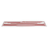 Red pinstripe decal sheet for 04-524 Holley 1981-87 C/K paint brake stripe application