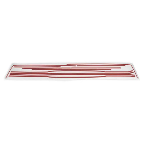 Red pinstripe decal sheet for 04-524 Holley 1981-87 C/K paint brake stripe application