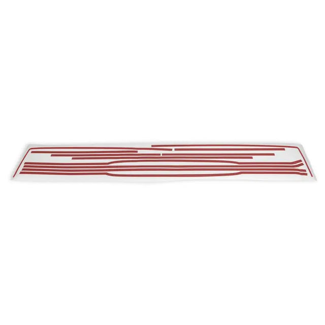 Red pinstripe decal sheet for 04-524 Holley 1981-87 C/K paint brake stripe application