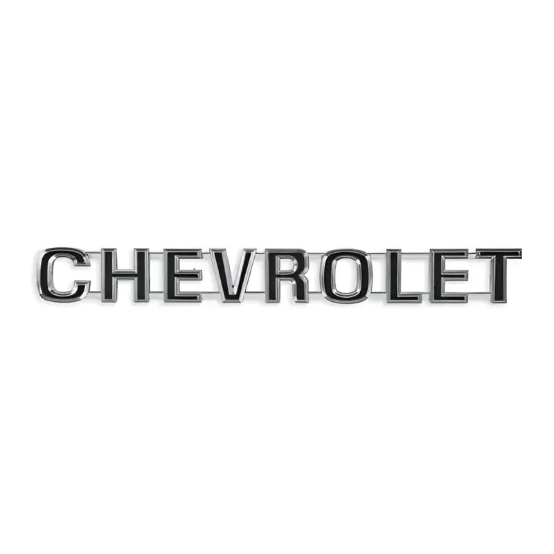 Chevrolet lettering on a holley tailgate panel for C/K Chevy trucks