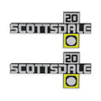 04-550 Holley 1981-88 C/K Scottsdale20 Fndr Emblm - Emblem