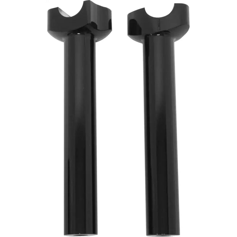 HARDDRIVE 04-561 H Bar Risers 8 1/2" Straight Black