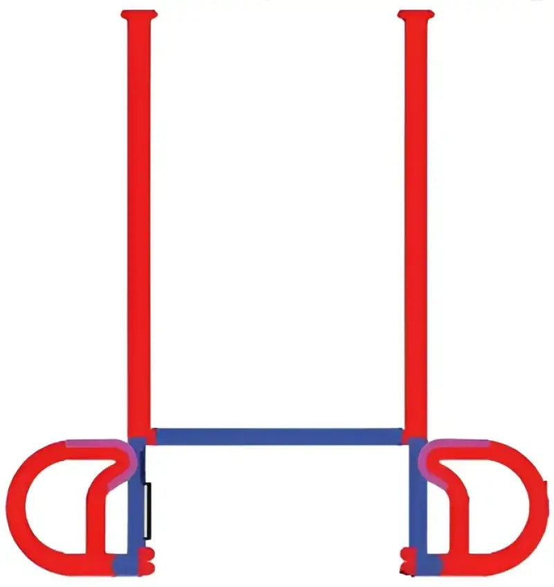 Image of Jaeger Flip 'N Seal 2' Wall Cap with 3' Wipe in red and blue, designed for RV, Automotive, Powersports, off-road, marine, exterior, truck accessories, interior, truck bed, RV parts, Jacks & Levelers, AVADA - Best Sellers