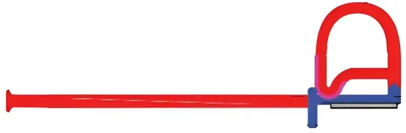 Jaeger Flip 'N Seal Single 1.13' Bulb 2 - secure and versatile sealing solution, shown in a red and blue illustration, ideal for various applications.