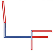 04002899 Jaeger Flip ’N Seal 3’ Splashguard 3.5’ - Slide