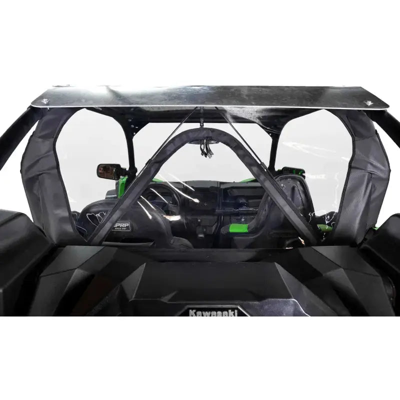04029 Rear Dust Panel W/ Window Kaw Krx