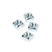Four square metal heavy hex nuts for auto parts on the 0410523 Key Auto Acc Nut-3/8-16
