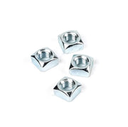 Four square metal heavy hex nuts for auto parts on the 0410523 Key Auto Acc Nut-3/8-16
