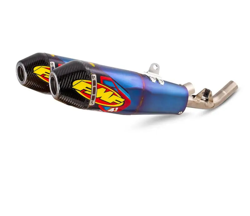 041575 Fmf Factory 4.1 Rct Slip-On Exhaust Anodized Blue W/Car - RV and Auto Parts