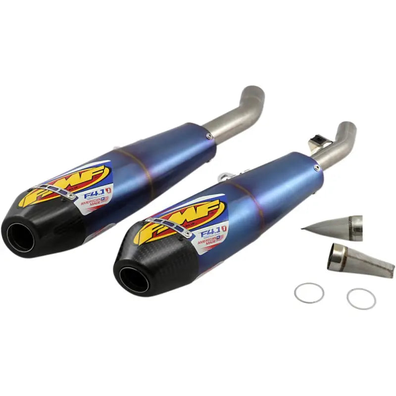041575 Fmf Factory 4.1 Rct Slip-On Exhaust Anodized Blue W/Car - RV and Auto Parts