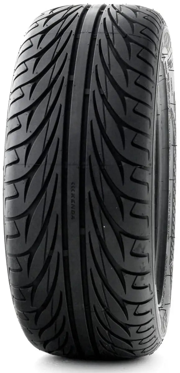 Dark tire with directional tread pattern for 042015002a1 Kenda Kanine on Can-Am Spyder