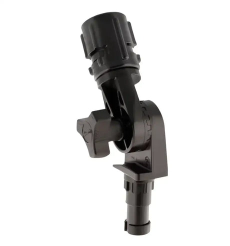 Black adjustable plastic mount for Scotty Inc Gear Head Adapter, perfect head adapter
