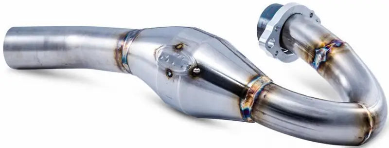 Shiny metal exhaust pipe for Suz Bomb Header SS enhancing driving experience