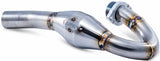 Shiny metal exhaust pipe for Suz Bomb Header SS enhancing driving experience