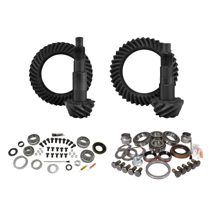 Yukon Gear & Axle YGK054 Yukon Gear Gear & Install Kit Package For Jeep JK Rubicon in a 4.56 Ratio