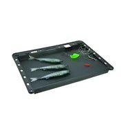 Scotty Inc. 0455 Bait Board without mount featuring compact, sturdy design for convenient bait preparation; includes three fish and fishing accessories.