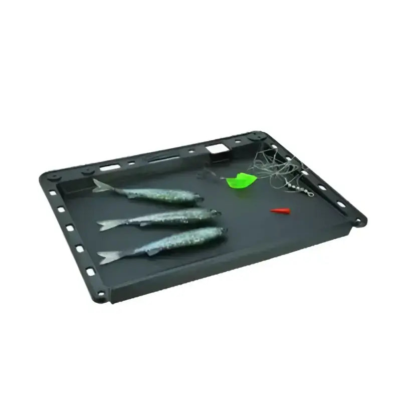 Scotty Inc. 0455 Bait Board without mount featuring compact, sturdy design for convenient bait preparation; includes three fish and fishing accessories.