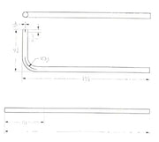 046-00952 Generator Exhaust Pipe