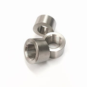 Ticon 104-00600-6000 Ticon Industries 3/8in NPT Titanium Sensor Bung 1.5in to 5in Tubing - Coped End