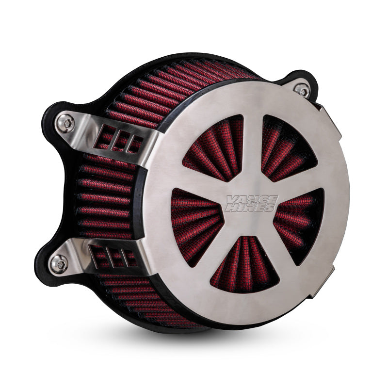 Vance and Hines 71469 Vance & Hines HD Sportster 91-20 Radiant V Air Intake Brshd - 71469