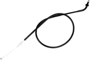 Black Vinyl Push Throttle Cable with Silver Wire and End Fittings for Motion Pro