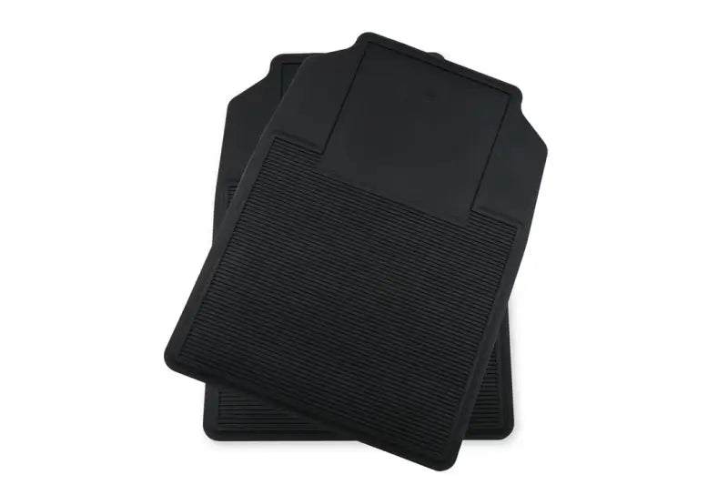 Black rubber car floor mat set for Holley 05-100 C10 from 1973-87