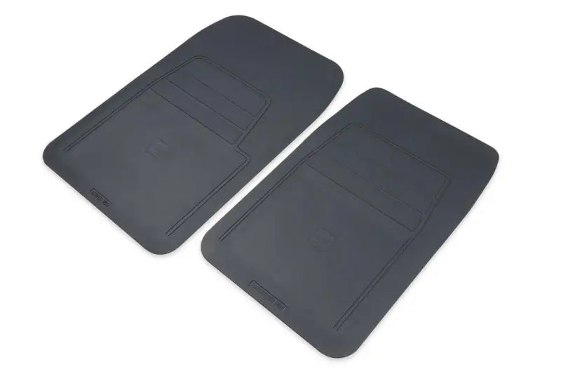 Gray rubber floor mat set for 1988-1998 C1500 Holley trucks
