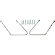 05-202 Saddlebag Supports Chrome Two Bolt Softail
