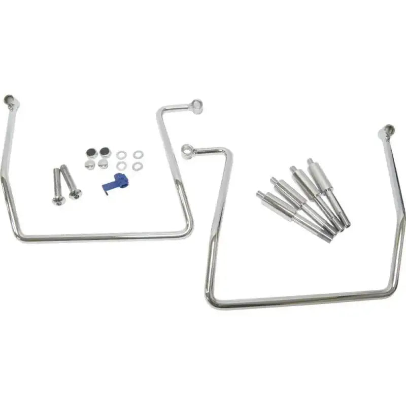 05-205A Saddlebag Supports Chrome Fxd