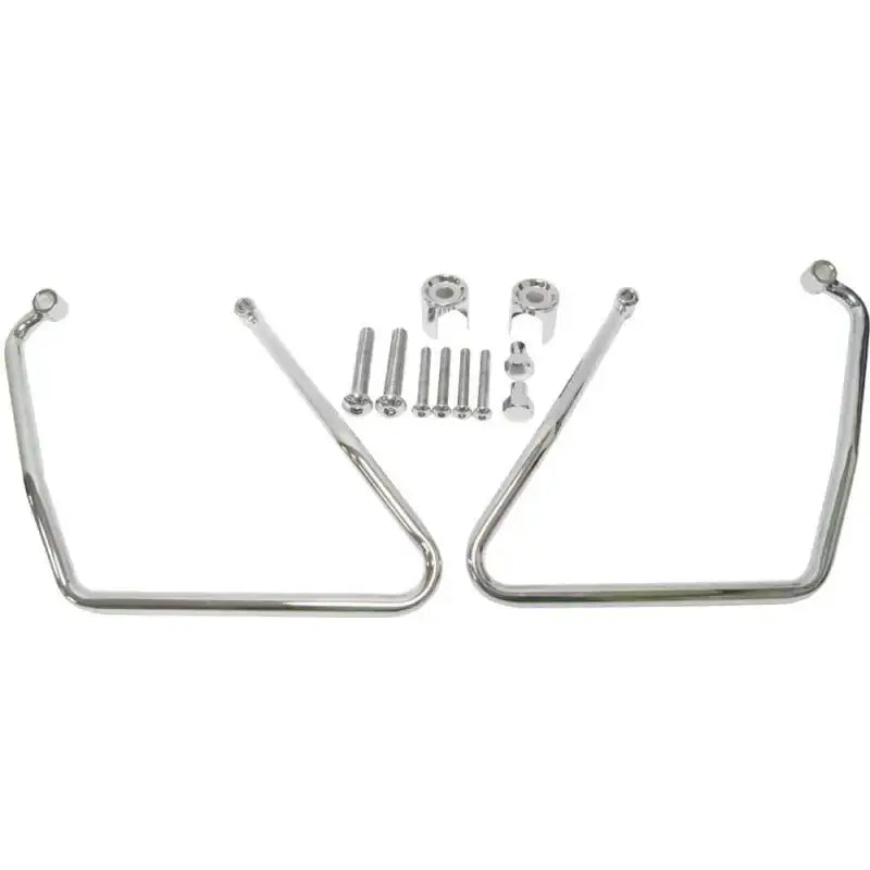 05-207A Saddlebag Supports Chrome Early Sportster