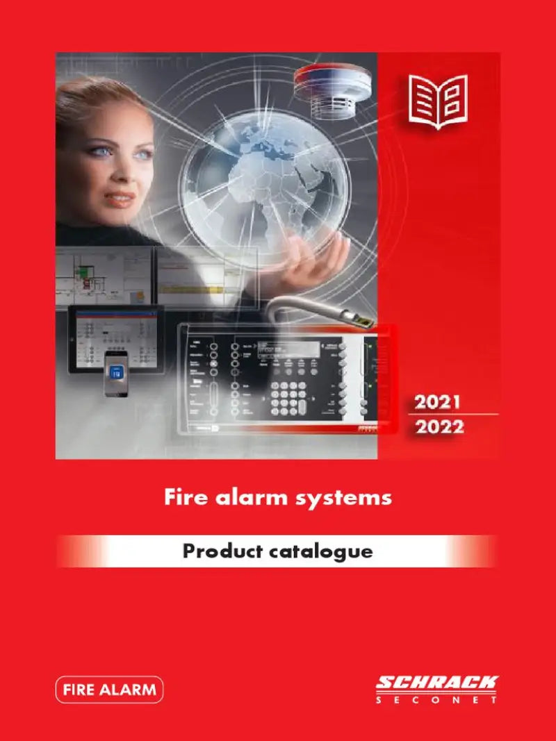 Fire alarm system product catalog featuring Key Auto Rubber Dust Plug for dust protection