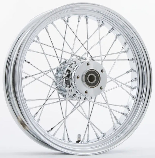 051-02432 Harddrive Fr 40-Spk Dd Chrome 16X3.5 Flt-Hub 1’’ Axl 00 Ltr - Front 40 Spoke Wheels