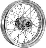 051-0248 Harddrive Rr 40-Spk Chrome 16X3.5 Bt/Xl-Hub 1’’ Axl 00 Ltr - Factory Authorized Harley-Davidson Tire